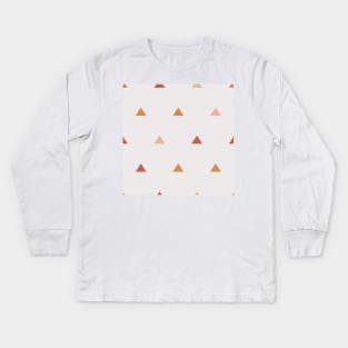 Triangle Pattern Kids Long Sleeve T-Shirt